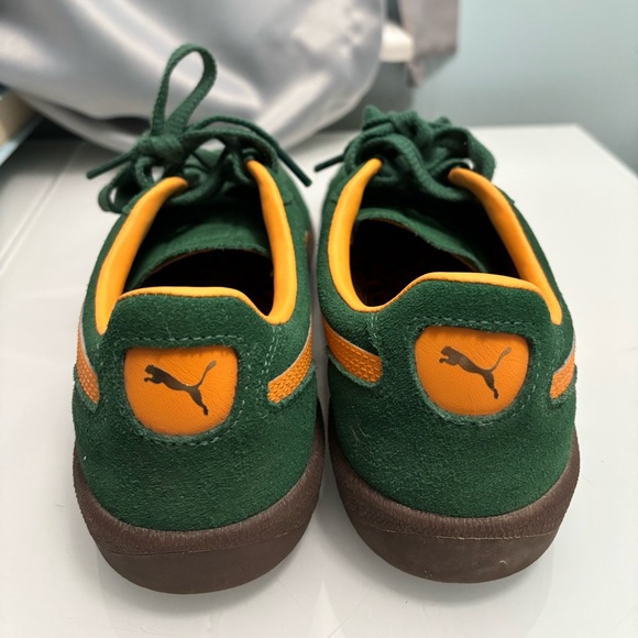 Palermo logo-tab suede low-top trainers - Picture 8 of 10